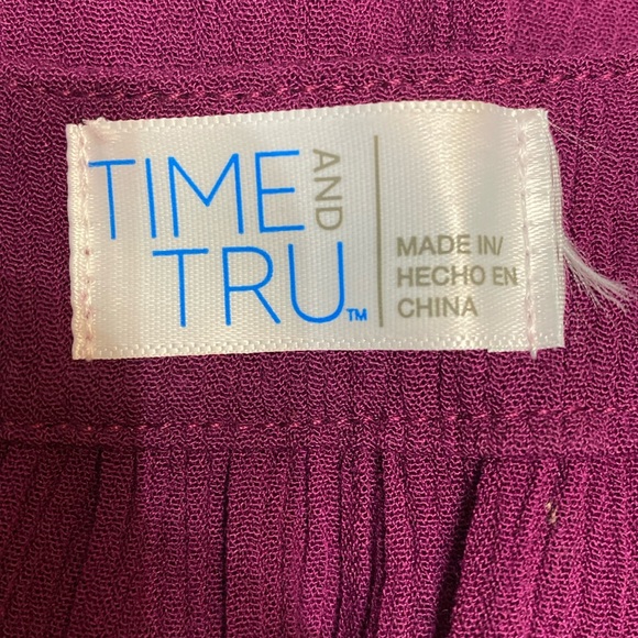 Time & Tru open shoulder long sleeves dress. XLarge - Picture 5 of 11